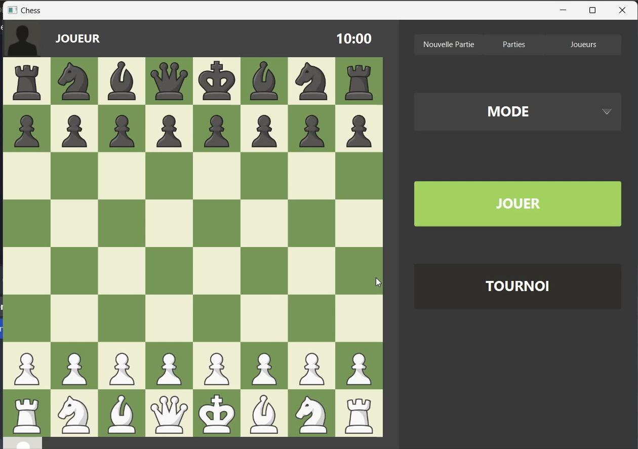 Jeu d'Échecs Java
